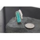 Handmade Certified Authentic Navajo .925 Sterling Silver Natural Turquoise Native American Ring  370980712254