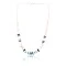 Certified Authentic Navajo .925 Sterling Silver Graduated Melon Shell and Turquoise Heishi Native American Necklace 371001641608