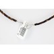 Certified Authentic Navajo .925 Sterling Silver and WHITE Turquoise Native American Necklace 750105-4