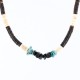 $230 Handmade Certified Authentic Navajo .925 Sterling Silver Heishi and Spiny Disk Onyx Turquoise Native American Necklace 390765186842 $230 Handmade Certified Authentic Navajo .925 Sterling Silver Heishi and Spiny Disk Onyx Turquoise Native American Necklace 390765186842