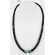 $240 Handmade Certified Authentic Navajo .925 Sterling Silver Graduated Heishi Turquoise Native American Necklace 370989865423