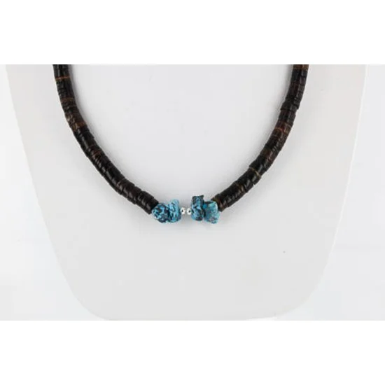 $240 Handmade Certified Authentic Navajo .925 Sterling Silver Graduated Heishi Turquoise Native American Necklace 370989865423 $240 Handmade Certified Authentic Navajo .925 Sterling Silver Graduated Heishi Turquoise Native American Necklace 370989865423