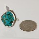 $240 Handmade Certified Authentic Navajo .925 Sterling Silver Natural Turquoise Native American Ring  370983506326
