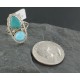 $270 Handmade Certified Authentic Navajo .925 Sterling Silver Natural Turquoise Native American Ring  370966571883