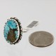 $270 Handmade Certified Authentic Navajo .925 Sterling Silver Natural Turquoise Native American Ring  370982758313