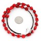 Certified Authentic Navajo .925 Sterling Silver Natural Coral 1 strand Native American Necklace 371052409945