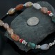 $290 Bear Fetish Certified Authentic Navajo .925 Sterling Silver Natural Carnelian Turquoise Native American Necklace 390681085392