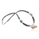 $290 Certified Authentic Navajo .925 Sterling Silver Graduated Heishi Turquoise Native American Carved Fetish Necklace 390732446395