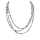 3 Strand Certified Authentic .925 Sterling Silver Navajo Natural Turquoise and Amethyst Native American Necklace 15401-30 3 Strand Certified Authentic .925 Sterling Silver Navajo Natural Turquoise and Amethyst Native American Necklace 15401-30
