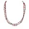 3 Strand Certified Authentic Navajo .925 Sterling Silver Natural Turquoise Coral Native American Necklace 15649-21