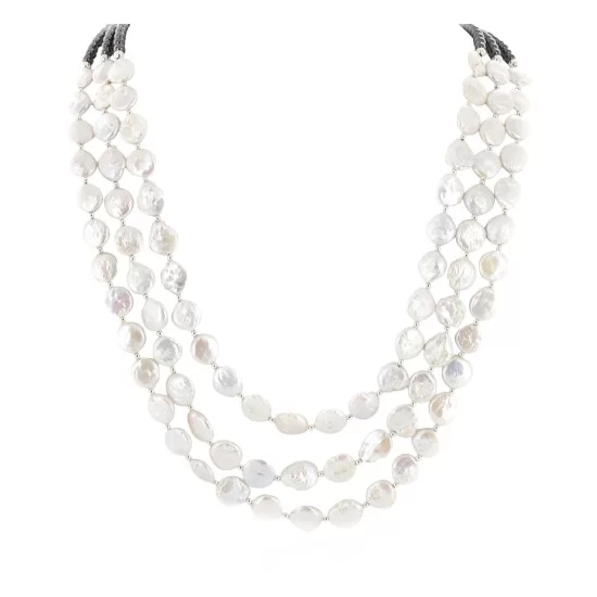5-Strand Green/Brown Mother-of-Pearl Necklace | JEWELRY | Met Opera Shop