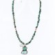 Handmade Certified Authentic Navajo .925 Sterling Silver and Turquoise Native American Necklace 370999851309