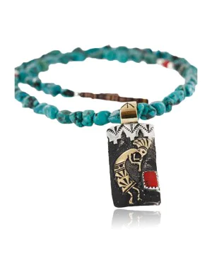 $470 12kt Gold Filled and .925 Sterling Silver Handmade KOKOPELI Certified Authentic Navajo Natural Coral Native American Necklace 370995434870 $470 12kt Gold Filled and .925 Sterling Silver Handmade KOKOPELI Certified Authentic Navajo Natural Coral Native American Necklace 370995434870