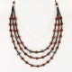 $470 Certified Authentic 3 Strand Navajo .925 Sterling Silver Turquoise and Gold Stone Native American Necklace 15761-2 $470 Certified Authentic 3 Strand Navajo .925 Sterling Silver Turquoise and Gold Stone Native American Necklace 15761-2