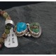 Handmade Certified Authentic Navajo .925 Sterling Silver and Turquoise Native American Necklace 370892120126