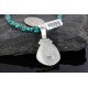 Handmade Certified Authentic Navajo .925 Sterling Silver Natural Turquoise Native American Necklace 370991492758