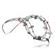 $500 Carved Fetish Certified Authentic 3 Strand Navajo .925 Sterling Silver MultiColor Stones and Turquoise Native American Necklace 370920454832