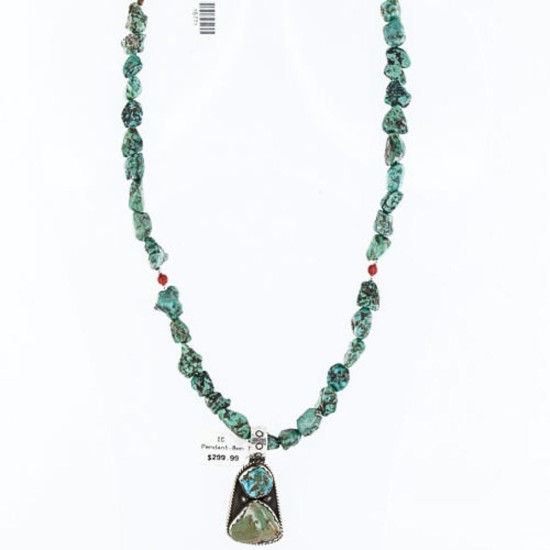 $500 Handmade Certified Authentic Navajo .925 Sterling Silver Natural AJAX and Turquoise Native American Necklace 390760754589 $500 Handmade Certified Authentic Navajo .925 Sterling Silver Natural AJAX and Turquoise Native American Necklace 390760754589