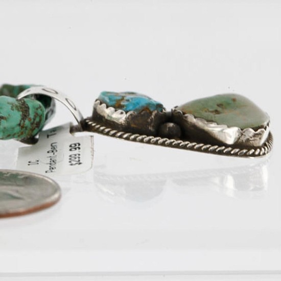 $500 Handmade Certified Authentic Navajo .925 Sterling Silver Natural AJAX and Turquoise Native American Necklace 390760754589 $500 Handmade Certified Authentic Navajo .925 Sterling Silver Natural AJAX and Turquoise Native American Necklace 390760754589
