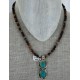 Handmade Certified Authentic Navajo .925 Sterling Silver Natural Turquoise Native American Necklace 390657846284