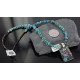 12kt Gold Filled and .925 Sterling Silver Handmade KOKOPELLI Certified Authentic Navajo Turquoise Native American Necklace 370909123287