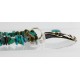 .925 Sterling Silver and 12kt Gold Filled Handmade Feather Certified Authentic Navajo Turquoise Native American Necklace 390839412228