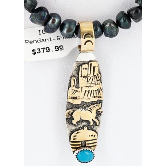 $630 12kt Gold Filled .925 Sterling Silver Handmade Pendant Handmade Clasp Storyteller Certified Authentic Navajo Native American Necklace 371038561842 $630 12kt Gold Filled .925 Sterling Silver Handmade Pendant Handmade Clasp Storyteller Certified Authentic Navajo Native American Necklace 371038561842
