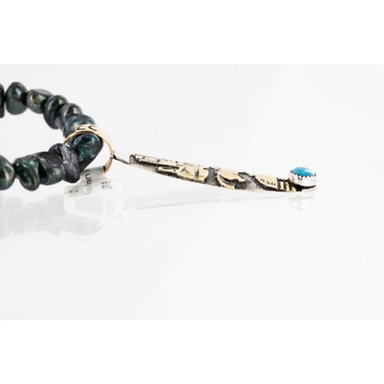 $630 12kt Gold Filled .925 Sterling Silver Handmade Pendant Handmade Clasp Storyteller Certified Authentic Navajo Native American Necklace 371038561842 $630 12kt Gold Filled .925 Sterling Silver Handmade Pendant Handmade Clasp Storyteller Certified Authentic Navajo Native American Necklace 371038561842