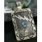 $640 .925 Sterling Silver and 12kt Gold Filled Handmade Modern Design Certified Authentic Navajo Turquoise Native American Necklace 390722707201 $640 .925 Sterling Silver and 12kt Gold Filled Handmade Modern Design Certified Authentic Navajo Turquoise Native American Necklace 390722707201