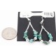 Certified Authentic Navajo .925 Sterling Silver Hooks Natural Turquoise Native American Earrings 371054494253