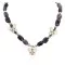 Certified Authentic Butterfly Navajo .925 Sterling Silver Natural Turquoise Amethyst Wood Native American Necklace  750198-8