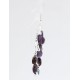 Certified Authentic Navajo .925 Sterling Silver Hooks Turquoise AMETHYST Native American Earrings 390777261435