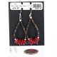 Certified Authentic Navajo .925 Sterling Silver Hooks Natural Coral and Traditional Heishi Native American Earrings 390755545306