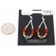 Certified Authentic Navajo .925 Sterling Silver Hooks Natural Turquiose Quartz Native American Earrings 390813055393