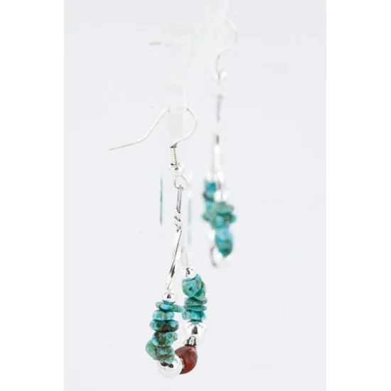 Certified Authentic Navajo .925 Sterling Silver Hooks Natural Turquoise Jasper Native American Earrings 390815395932 Certified Authentic Navajo .925 Sterling Silver Hooks Natural Turquoise Jasper Native American Earrings 390815395932