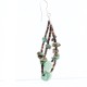 Certified Authentic Navajo .925 Sterling Silver Hooks Natural Turquoise Jade Native American Earrings 390762726308