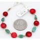 Certified Authentic Navajo .925 Sterling Silver Turquoise CORAL Native American Bracelet 371014193592 Certified Authentic Navajo .925 Sterling Silver Turquoise CORAL Native American Bracelet 371014193592