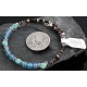 Certified Authentic Navajo Navajo Turquoise BLUE AGATE Adjustable Wrap Native American Bracelet 371062095342