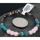 Certified Authentic Navajo Navajo Turquoise and PINK QUARTZ Native American WRAP Bracelet 390862324683