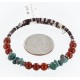 Certified Authentic Navajo Navajo Turquoise and Jasper Native American WRAP Bracelet 390851592662