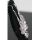 Certified Authentic Navajo .925 Sterling Silver Hooks Natural Pink Purple Quartz Native American Earrings 390726441130