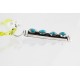 .925 SILVER Handmade Certified Authentic Navajo Turquoise Native American Necklace 390783971748