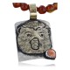 .925 Sterling Silver and 12kt Gold Filled Handmade Bear Certified Authentic Navajo Spiny Oyster Native American Necklace 370979828334 .925 Sterling Silver and 12kt Gold Filled Handmade Bear Certified Authentic Navajo Spiny Oyster Native American Necklace 370979828334