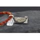 .925 Sterling Silver and 12kt Gold Filled Handmade Bear Certified Authentic Navajo Spiny Oyster Native American Necklace 370979828334 .925 Sterling Silver and 12kt Gold Filled Handmade Bear Certified Authentic Navajo Spiny Oyster Native American Necklace 370979828334