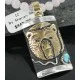 .925 Sterling Silver and 12kt Gold Filled Handmade Bear Certified Authentic Navajo Turquoise Native American Necklace 370919117029 .925 Sterling Silver and 12kt Gold Filled Handmade Bear Certified Authentic Navajo Turquoise Native American Necklace 370919117029