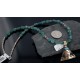 .925 Sterling Silver and 12kt Gold Filled Handmade Bear Certified Authentic Navajo Turquoise Native American Necklace 390654009279