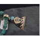 .925 Sterling Silver and 12kt Gold Filled Handmade Bear Certified Authentic Navajo Turquoise Native American Necklace 390654009279 .925 Sterling Silver and 12kt Gold Filled Handmade Bear Certified Authentic Navajo Turquoise Native American Necklace 390654009279