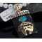 .925 Sterling Silver and 12kt Gold Filled Handmade Bear Certified Authentic Navajo Turquoise Native American Necklace 390655769288