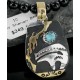 .925 Sterling Silver and 12kt Gold Filled Handmade Bear Certified Authentic Navajo Turquoise Native American Necklace 390667032578 .925 Sterling Silver and 12kt Gold Filled Handmade Bear Certified Authentic Navajo Turquoise Native American Necklace 390667032578