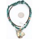 .925 Sterling Silver and 12kt Gold Filled Handmade Bear Certified Authentic Navajo Turquoise Native American Necklace 390810467880 .925 Sterling Silver and 12kt Gold Filled Handmade Bear Certified Authentic Navajo Turquoise Native American Necklace 390810467880